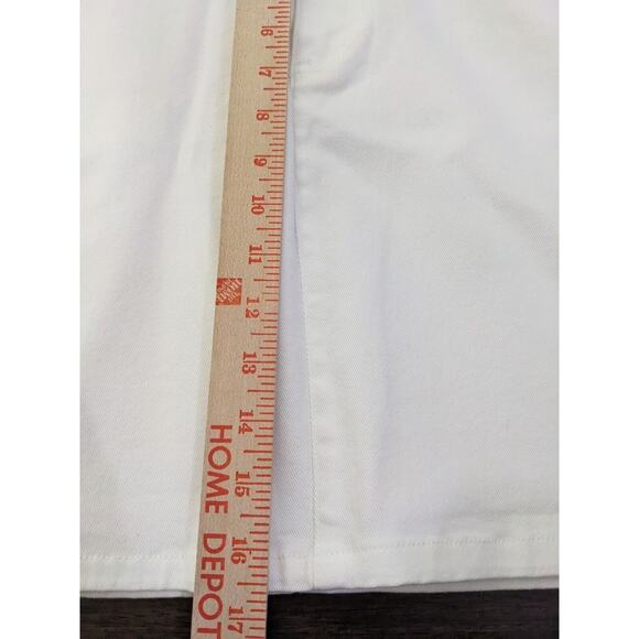 Women's GAP FACTORY STORE HIP-HUGGER STRETCH White Denim Jeans Mini Skirt 10 New - Picture 3 of 5